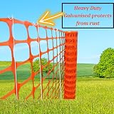 Smith & Barker 10 Galvanised Fence Pins Heavy Duty 119 cm 8 mm Thick view 6