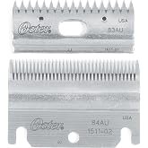 Oster Clipmaster Top and Bottom Clipper Blade Set, 83AU and 84AU (078511-126-001)