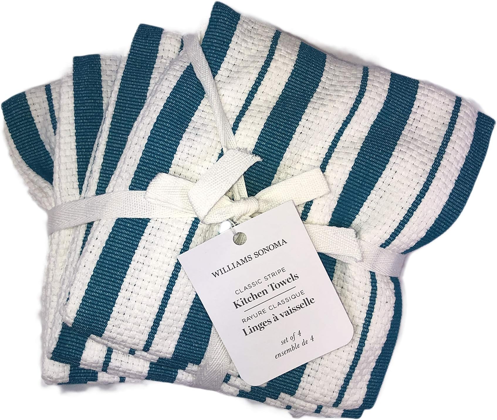 Williams Sonoma Kitchen Towels (Set of 4) (Aqua)