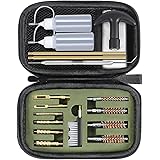 GLORYFIRE Gun Cleaning Kit Handgun Cleaning Kit Pistol Cleaning Kit .22.357/9mm.40.45 Caliber Brass Jags Tips and 2 Empty Bot
