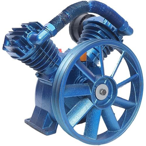 Air Compressor Pump Head 5.5HP 21CFM 175PSI 800RPM Twin Cylinder V ...