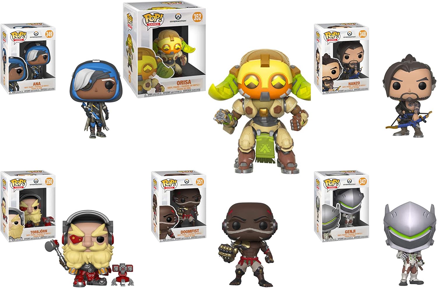 hanzo and genji funko pop