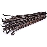25 Vanilla Beans - Whole Extract Grade B Pods for Baking, Homemade Extract, Brewing, Coffee, Cooking - Tahitian