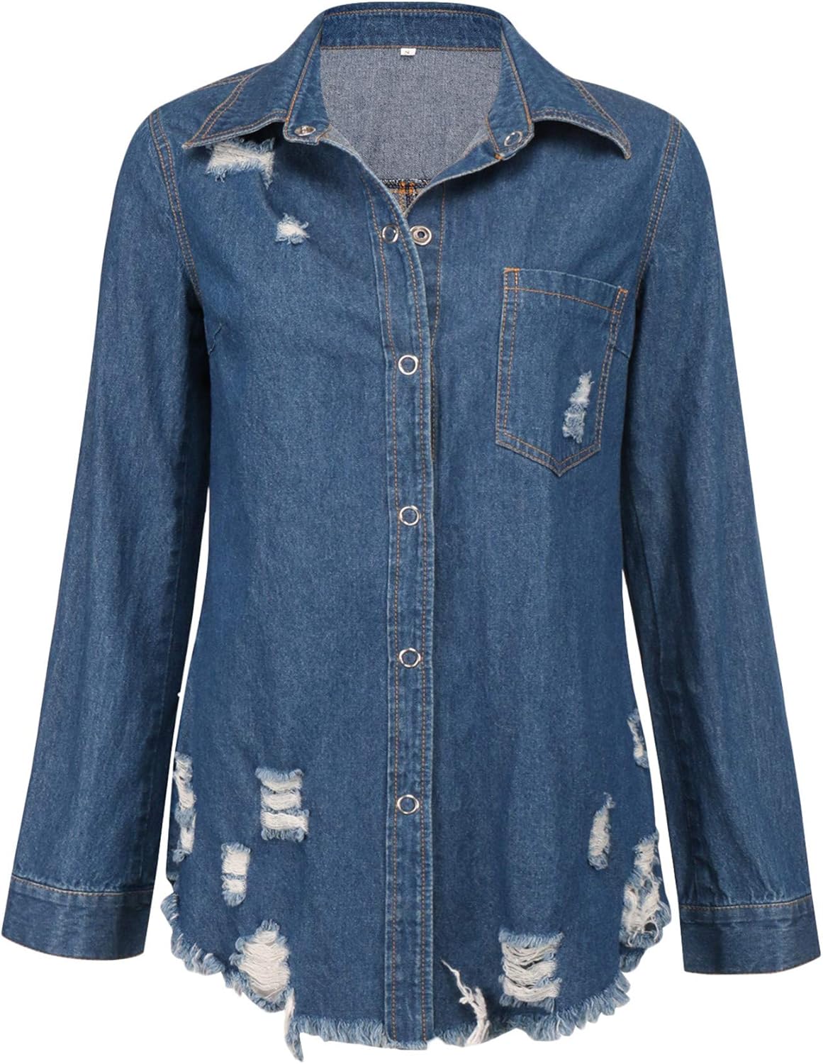 ladies cropped denim jacket