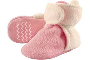 Hudson baby Baby Boys' Cozy Fleece Booties Slipper Sock