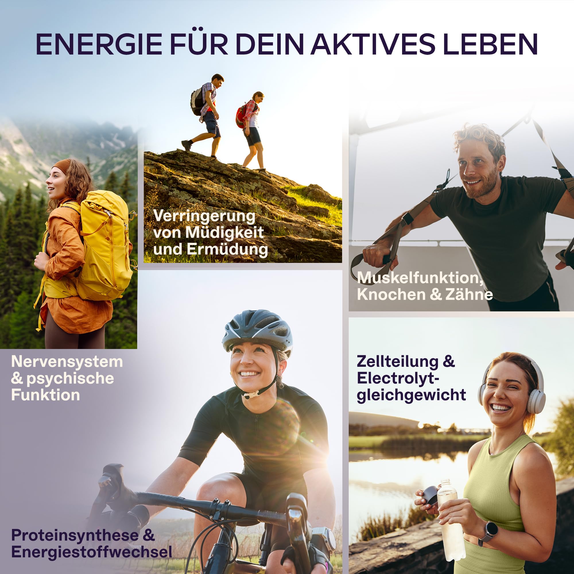 Magnesium Komplex Hochdosiert 1651mg | 425mg Elementares Magnesium Premium mit 5 Formen: Bisglycinat Chelat, Magnesiumcitrat, Malat, Taurate, Magnesiumoxid - Energie, Muskeln, Nerven - 180 Kapseln 3