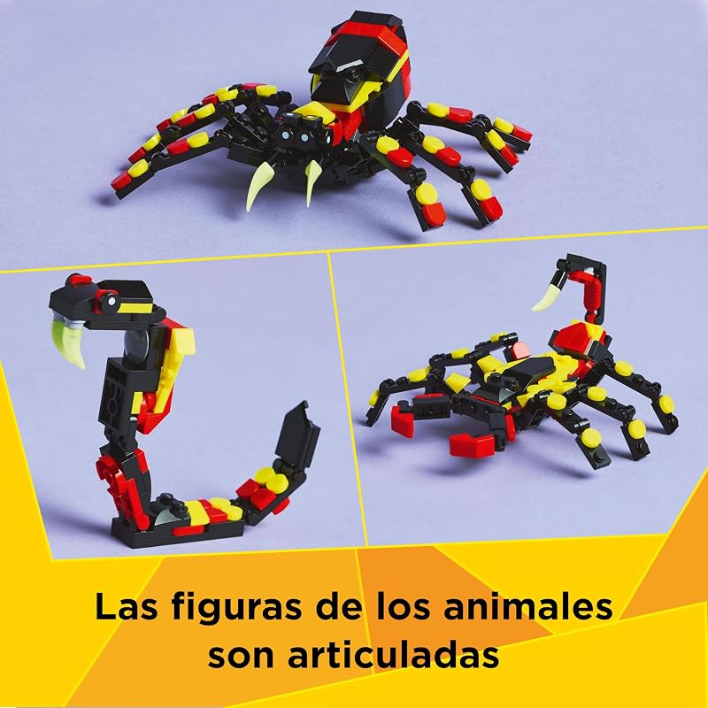 Creator 3 en 1 Fauna Salvaje: Araña Misteriosa 31159