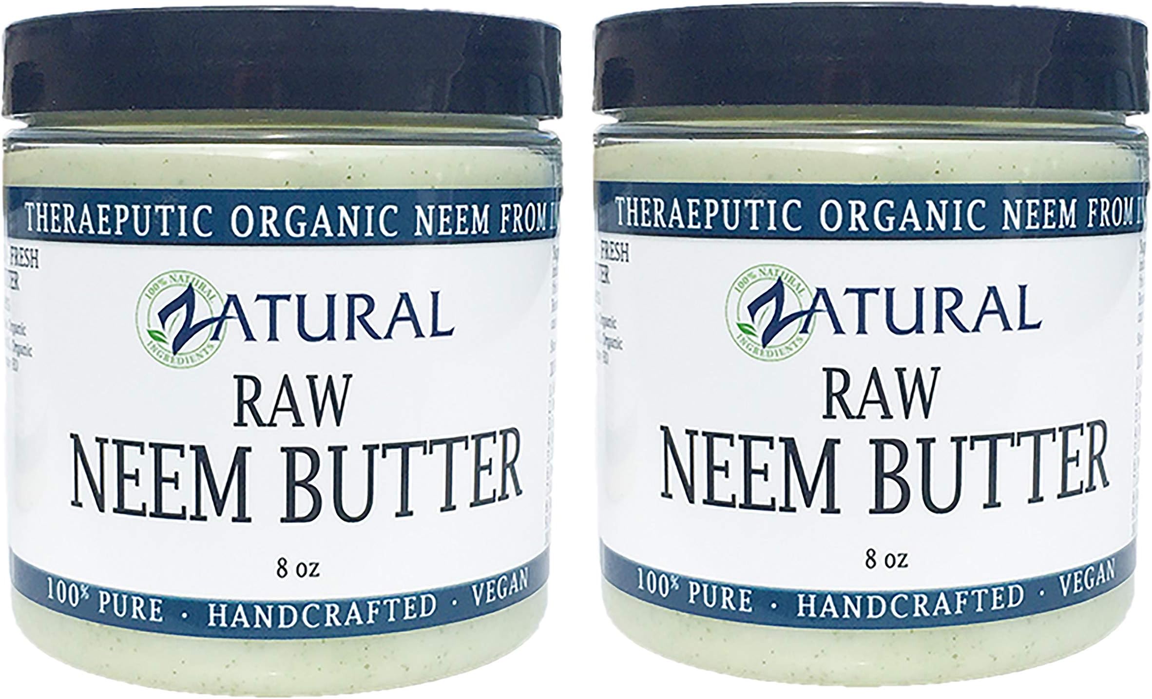 Organic Neem Butter-Coconut Oil, Neem Oil, Neem Leaf, Marula Oil, Kokum Butter, Rosemary (2 Pack)
