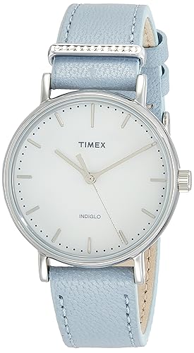 B07BTGQGHT Analog White Dial Women's Watch-TW2R70300
