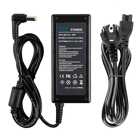 DTK® Notebook Laptop Ladegerät AC Netzteil für ACER Output: 19V 2.37A 45W Ladegeräte Netzteile Netz Batterie-Stromversorgung 