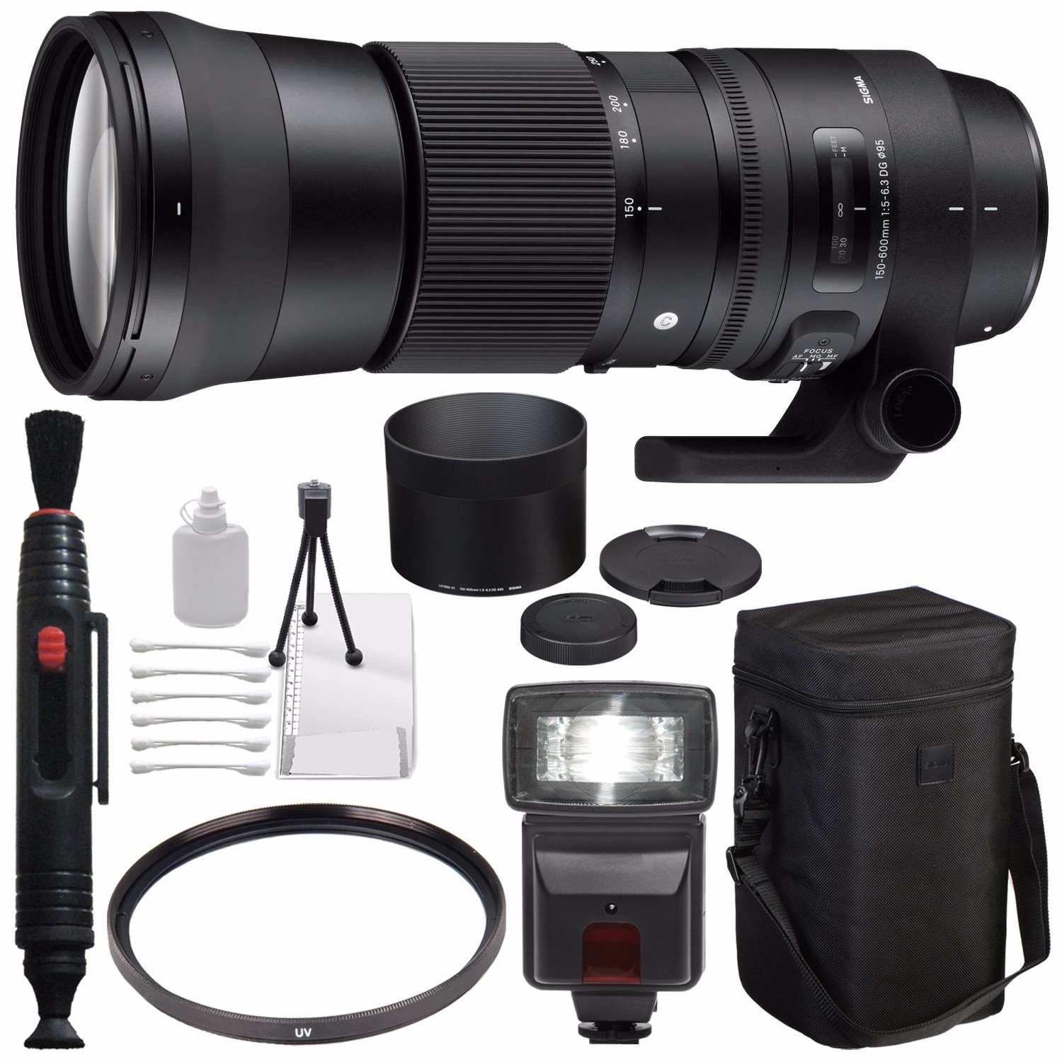 Sigma 150-600mm f/5-6.3 DG OS HSM Contemporary Lens for Canon EF +