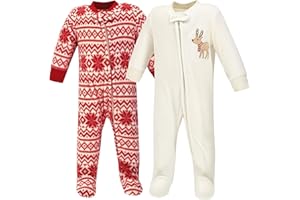 Hudson Baby Unisex Baby Fleece Sleep and Play