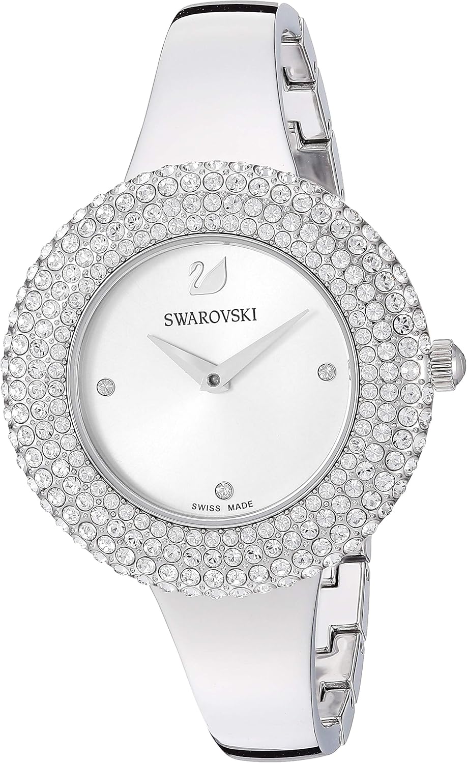 swarovski iced out watch