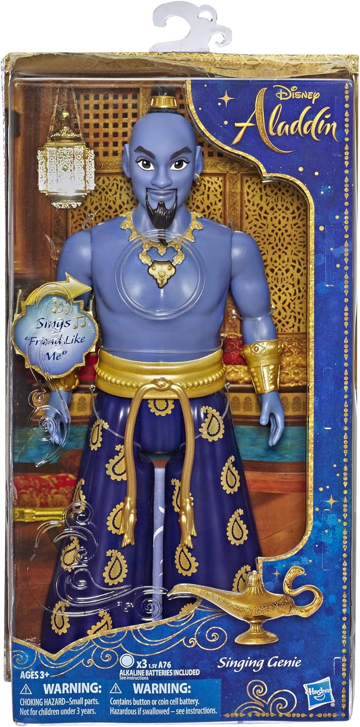 disney aladdin singing genie doll
