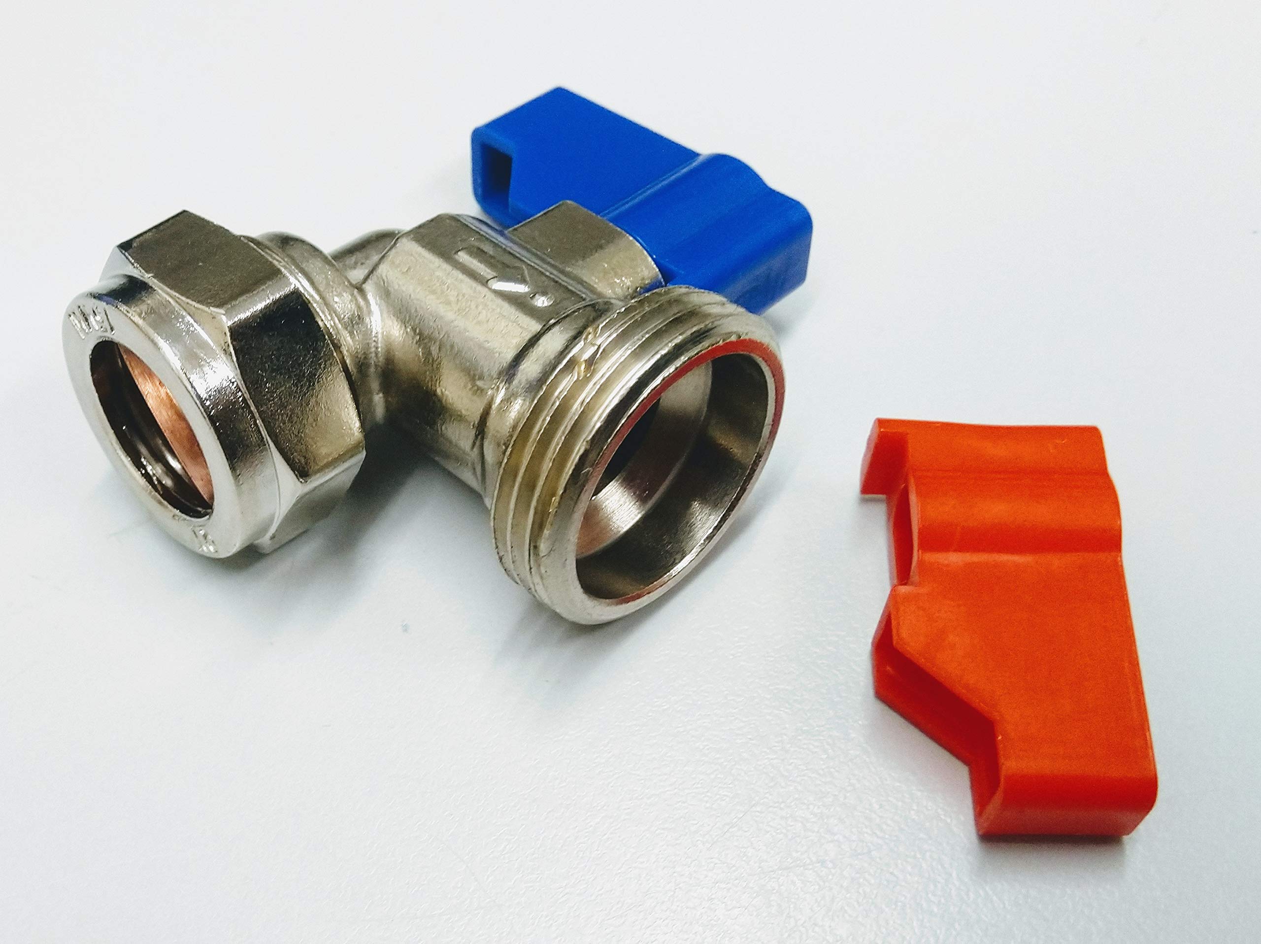 15 mm X ¾” Washing Machine Tap Connector Angle Valve