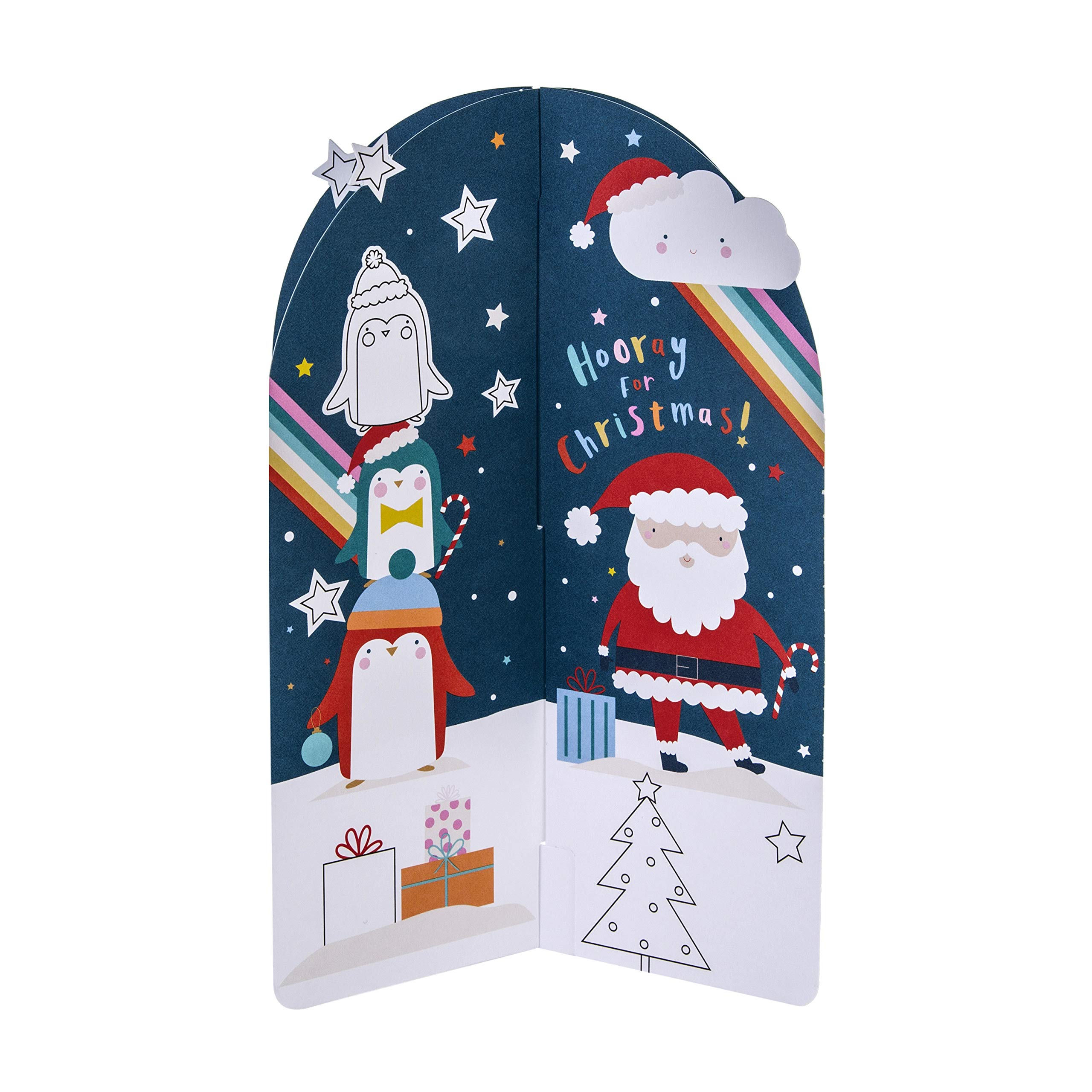 Hallmark Christmas Card for Kids - Make Your Own Festive Scene