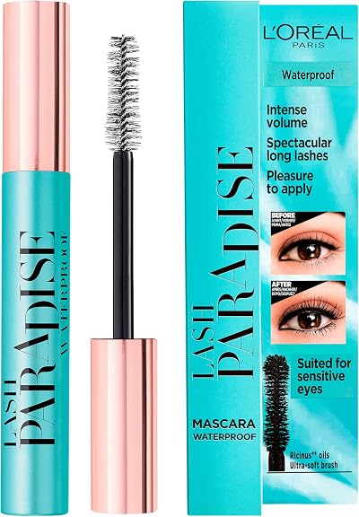 L'Oréal Paris Lash Paradise Waterproof Mascara 36H Volumising Castor Oil