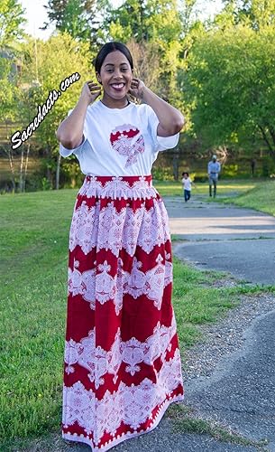 african maxi skirts amazon