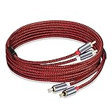 GESSEOR RCA Cable 15 ft 2RCA to 2RCA Cable 2Rca