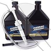 Evinrude ETEC Johnson OMC HPF Pro 2 Qt Gearcase Lube and Pump Kit Outboard Sterndrive