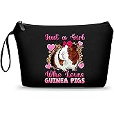 Guinea Pig Accessories Travel Cosmetic Bags Birthday Girly Gifts for Women Teen Girls Sister Women Friendship