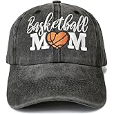 Shenbors Embroidered Soccer Football Volleyball Basketball Softball Mom Hats
