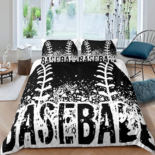 baseball comforter set queen size