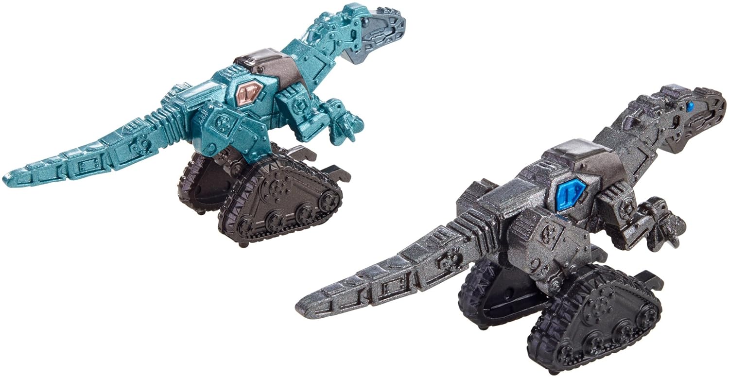 Dinosaur Toy Dinotrux Diecast Scraptors 2 Pack Rolling Wheels Kids Fun
