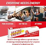 Dextro Energy Fizzy Sour Berry Tablets 47g Pack of 24 Vegan Fast Carbs view 5