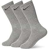 Nike Unisex Adult Everyday Cushioned Training No-Show Socks (3 Pairs)