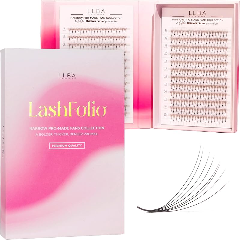 LLBA LashFolio Promade Fans Volume Eyelashes 5-10D C CC D 0.03-0.07mm 8-15mm