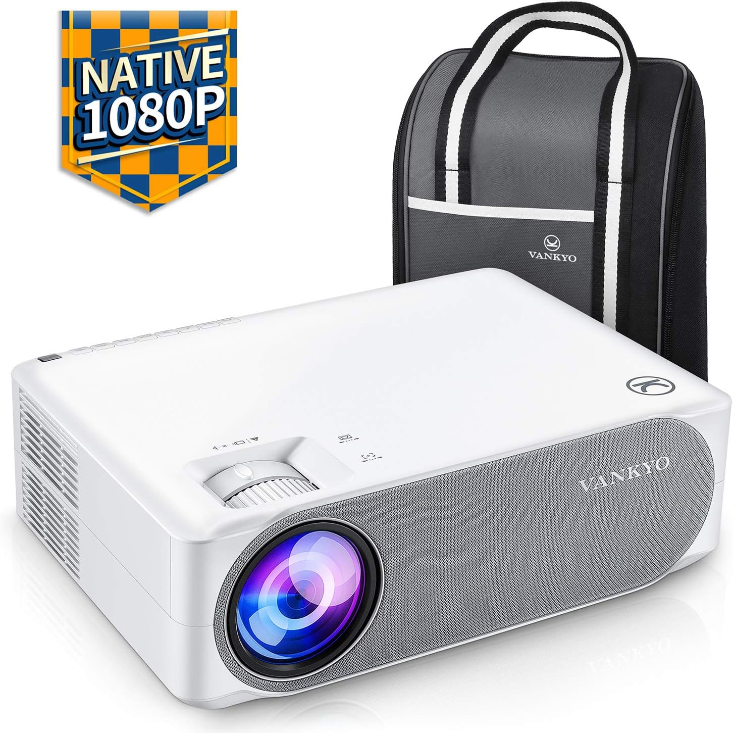 Amazon Vidéoprojecteur Vidéoprojecteur, Vankyo 6700 Lumens Rétroprojecteur Native 1920x1080P