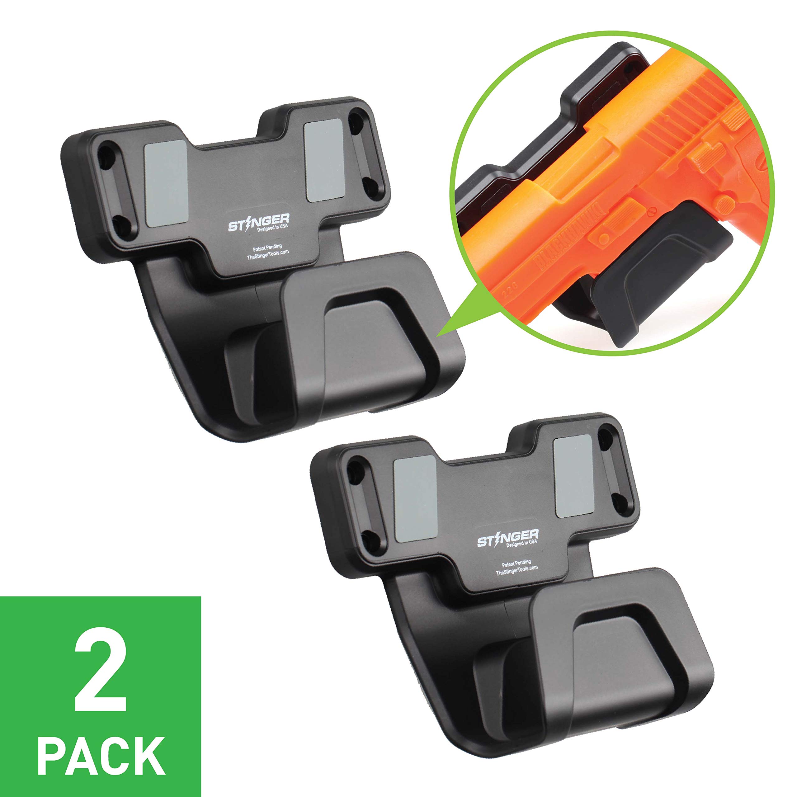 Stinger Gun Holder w/Safety Trigger Guard Protection, Gun Mount & Holster for