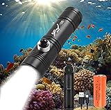 XLENTGEN Scuba Diving Flashlight, 18000 Lumen