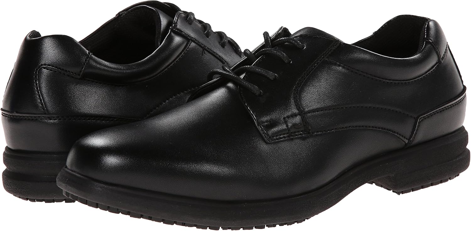 Nunn Bush Men's Sherman Slip-Resistant Work Shoe Oxford Sneaker: Shoes
