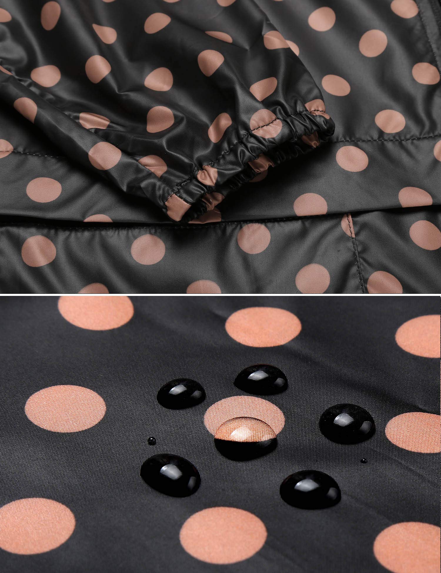 Beyove Womens Rainwear Active Outdoor Hooded Cycling Packable and Lightweight Jacket