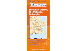 South East England, Midlands,East Anglia 504 - Carte rég.