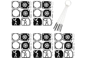 QAZAKY Pack of 5 Carburetor Rebuild Kit Compatible with Zama RB-69 C1Q-S108 C1Q-S108A C1Q-S109 C1Q-S109A C1Q-S124 C1Q-S124A C1Q-S125 C1Q-S126 C1Q-S126A C1Q-S127 C1Q-S127A C1Q-S128 C1Q-S128A C1Q-S129