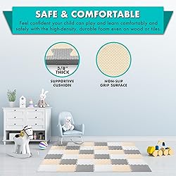 ProSource Foam Puzzle Floor Play Mat for Kids and