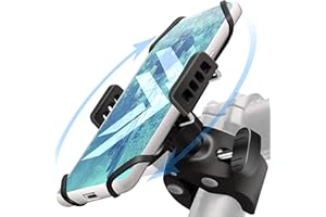 E Tronic Edge Bike Phone Holder - Universal, Rotating Phone Mount for Bicycle