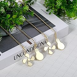 SUR-CIEL 4PCS Ceiling Fan Pulls Chain, Fan Pull