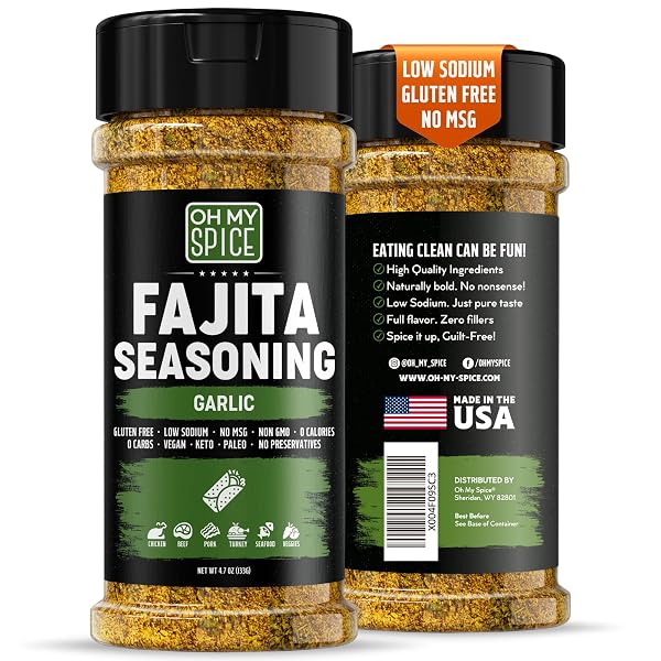 FAJITA SEASONING MIX GARLIC POWDER SEASONING – GLUTEN...