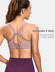 SYROKAN High Impact Sports Bras for Women No