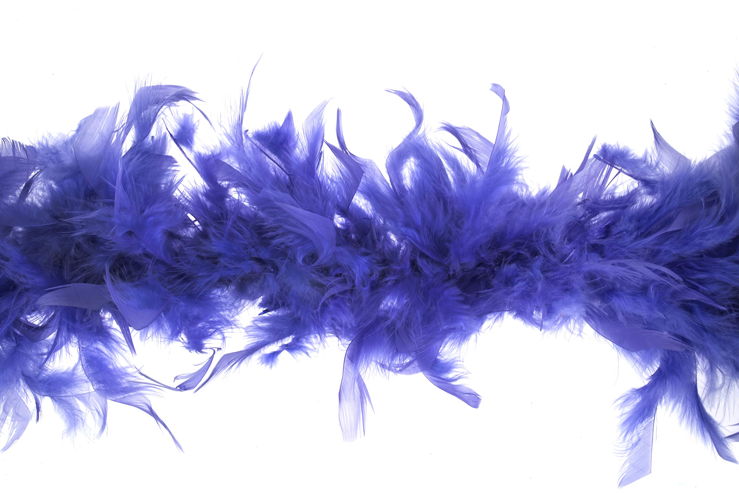 Trimits Marabou Feather Boa, 1.8m x 12cm, Fancy Dress for Parties, Festivals, Pride, Hen Do, Stag Do, Halloween, Christmas, Purple