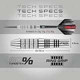 RED DRAGON Sidewinder 27g Darts 80% Tungsten with Flights Shafts view 5