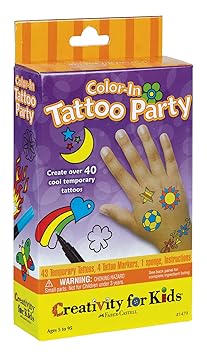 Faber-Castell Color-in Tattoo Party