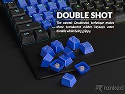 Ranked Rubber Keycap Set | Double Shot Translucent