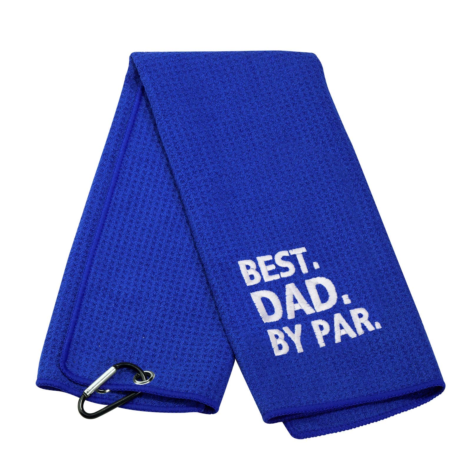 Dad Golf Towel Embroidered Golf Towel Gift Best Dad by Par Golf Towel Golf Father Gift Golf Towel Gift Papa Golf Towel (Best Dad Father T)