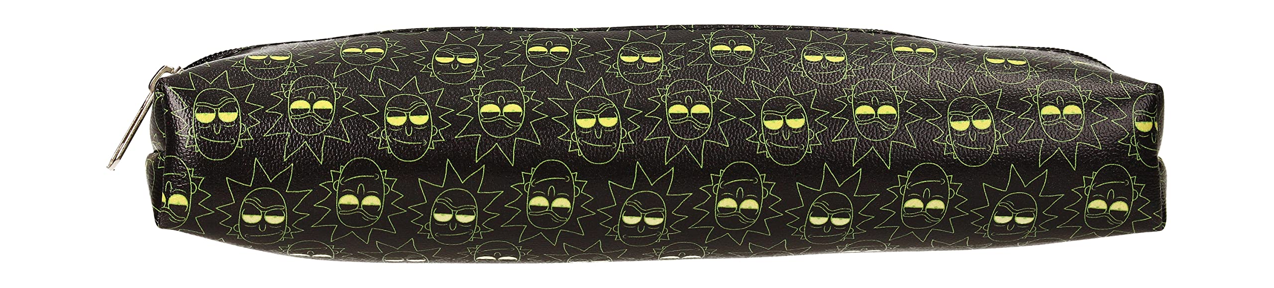 Rick Pattern Green Rick and Morty Pencil Case