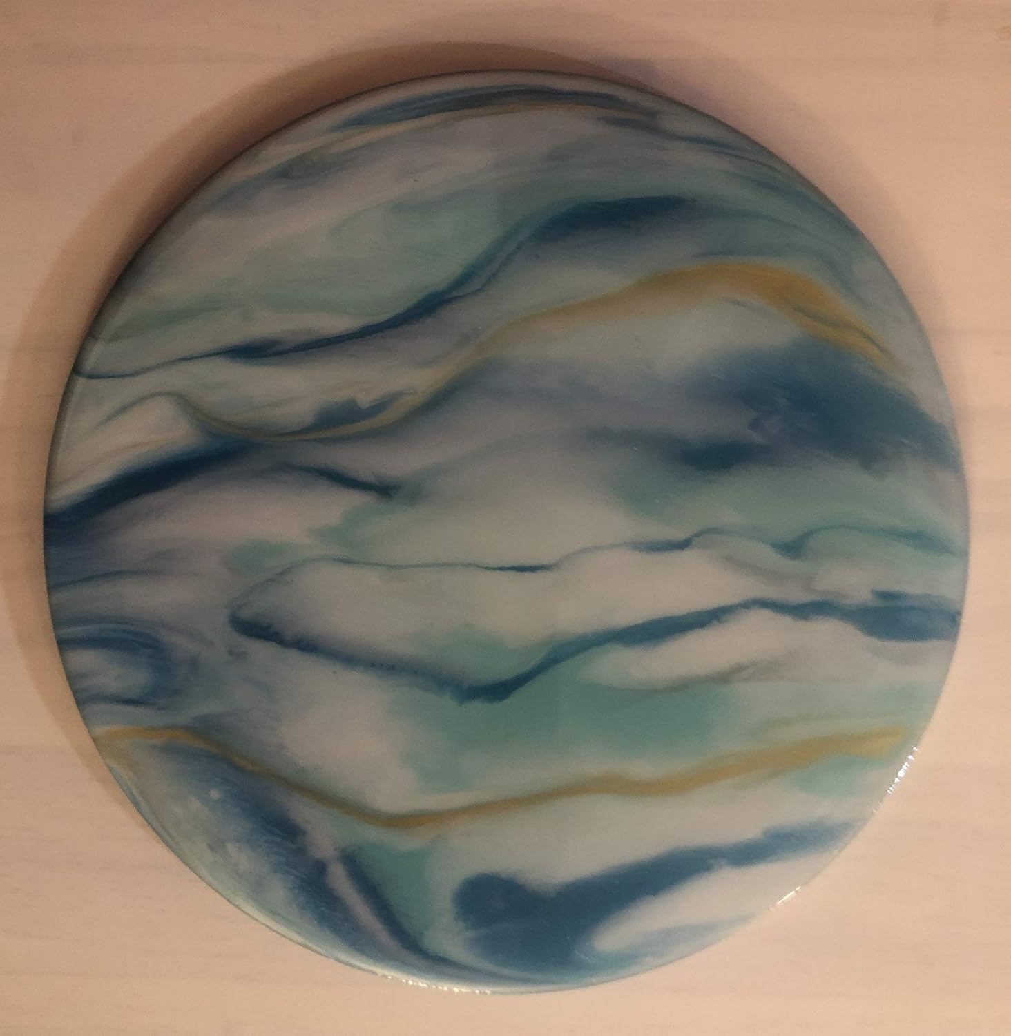 Amazon Com Glass Resin Trivet Handmade